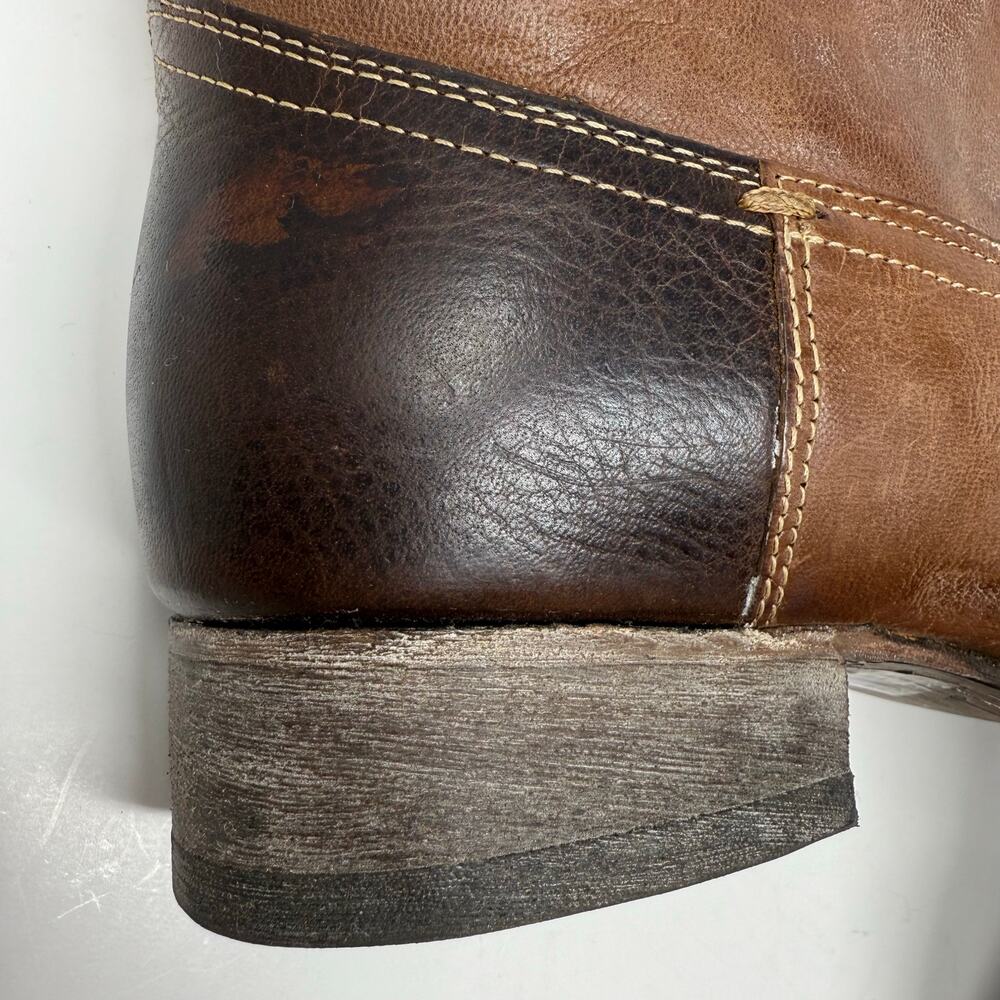 Ariat Paragon Riding Boot Brown Leather Knee-High Boots Women's 7.5B Leather EUC - Picture 12 of 16